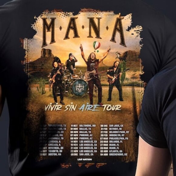 Mana Tour 2025 T-Shirt unisex comfortable and soft t-shirt 02 141 - Picture 2 of 6
